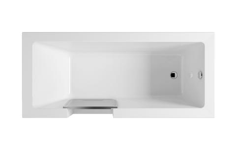 Badewanne mit Tür 180x80 cm – Uppsala Easy Komfortbadewanne mit Einstieg links1