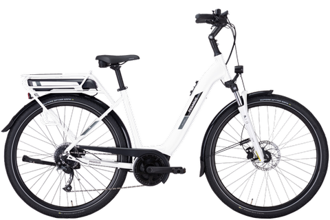 Pegasus Solero E9 Performance / Gr. 45 / Bosch 400 WH / metallic off-white