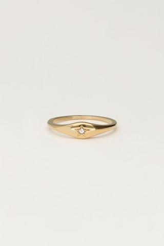 Starry Ring mit Strasssteinchen
