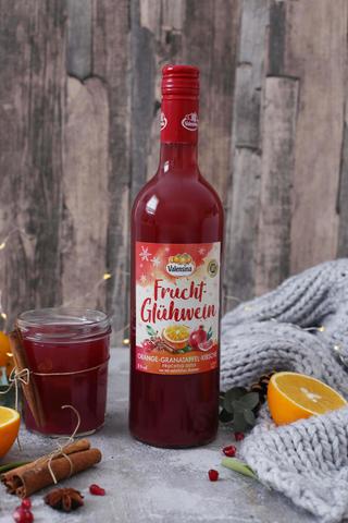Valensina Fruchtglühwein Orange Granatapfel Kirsche