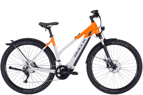 BULLS  Cross Rider EVO 1 Bosch 625Wh light grey/orange, Gr. 45