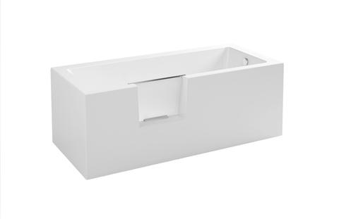 Badewanne mit Tür 170x75 cm – Uppsala Easy Komfortbadewanne mit Einstieg links