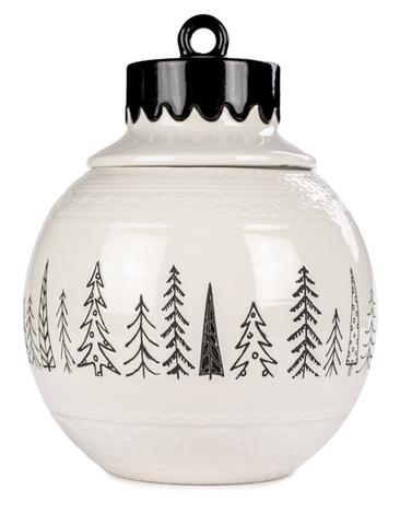 Dose XMAS Kugel aus Porzellan  27 cm ø11 cm