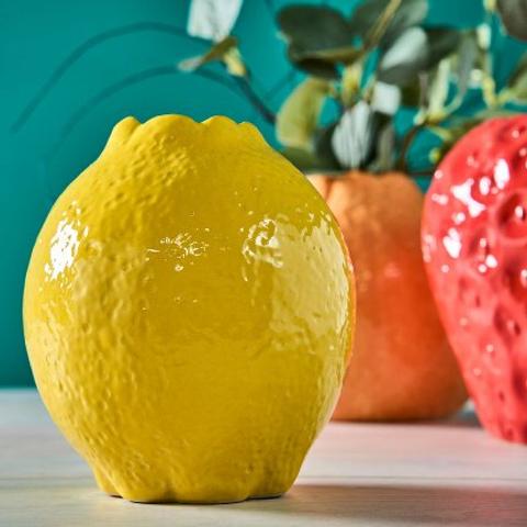 Vase Lemon, gelb 