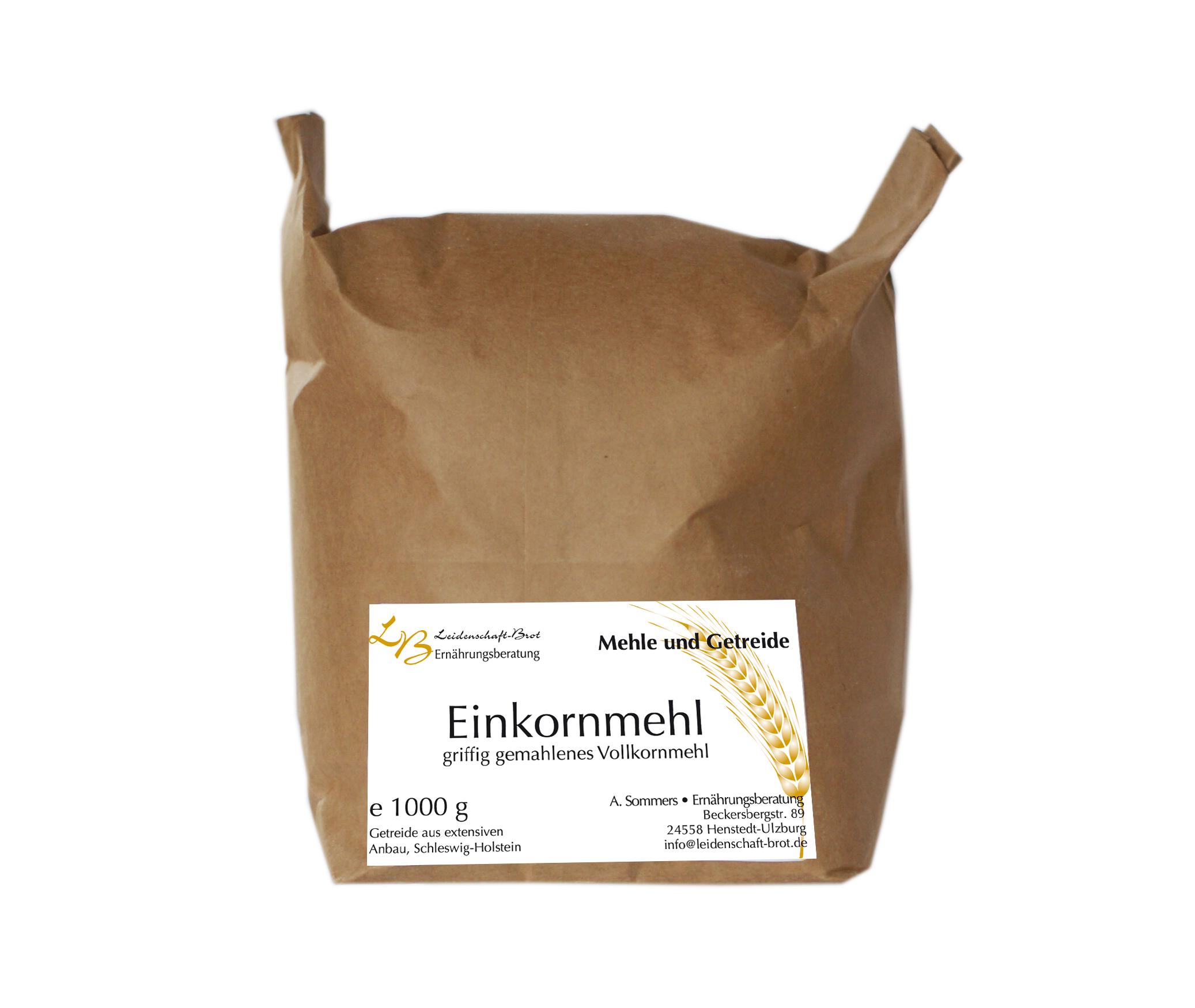1,0 kg einkornvollkornmehl