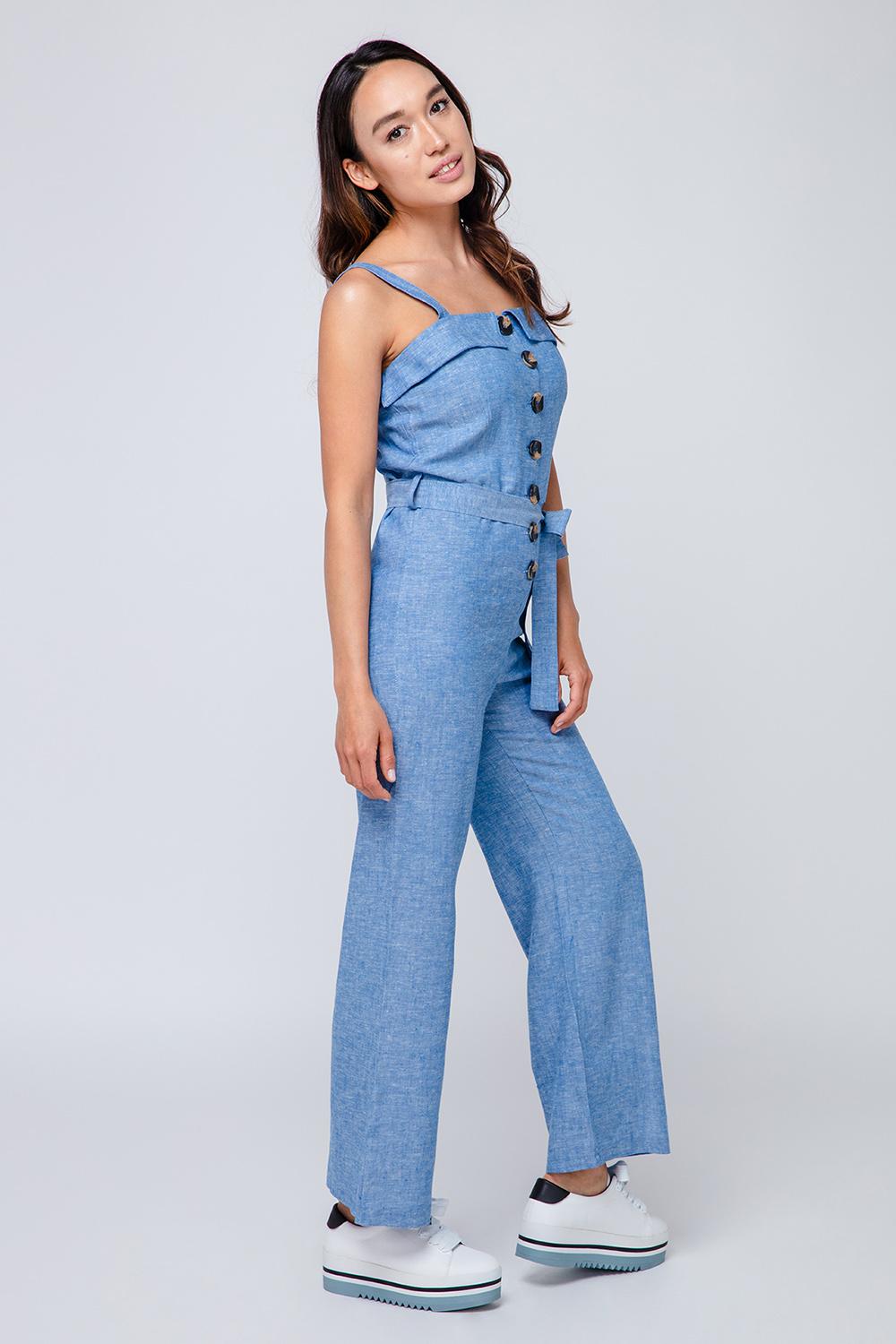 Jumpsuit mit Knopfleiste