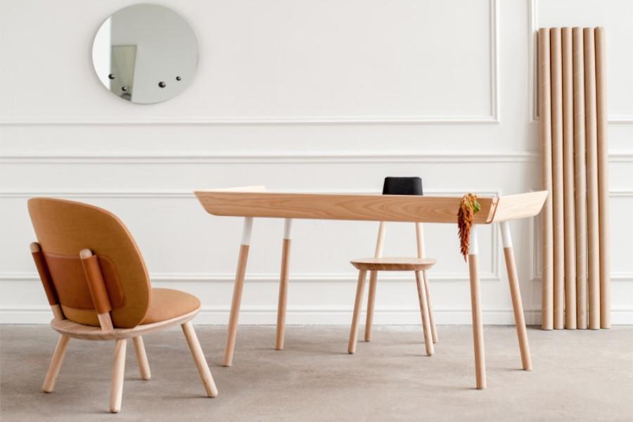 Start für den Herbstsale: 20% auf minimalistische Tische, Stühle und Beistelltische aus Massivholz!