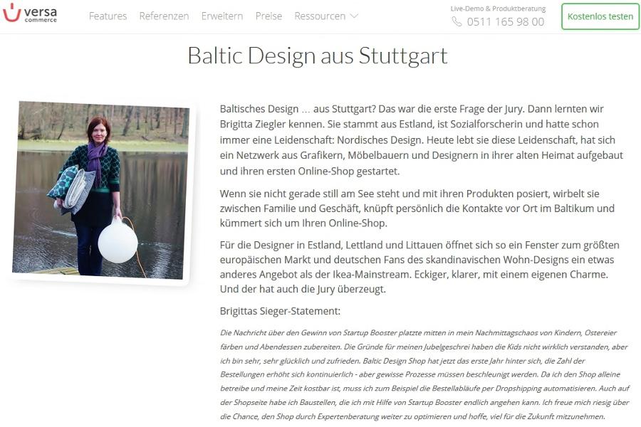 Das erste Interview 
