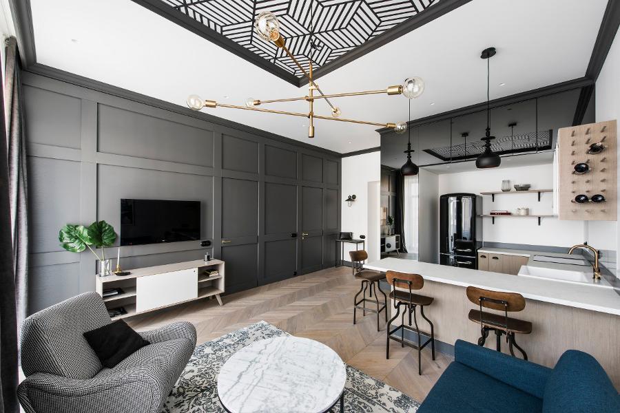 Neue Homestory aus Vilnius: kleine Wochenendwohnung mit starkem Charakter