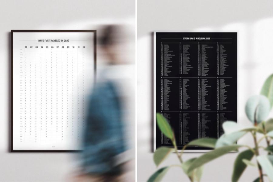 Ausgefallene Jahreskalender für 2020 – Neu von Bold Tuesday