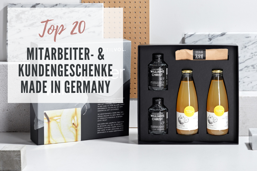 Top 20 Mitarbeiter- und Kundengeschenke Made in Germany