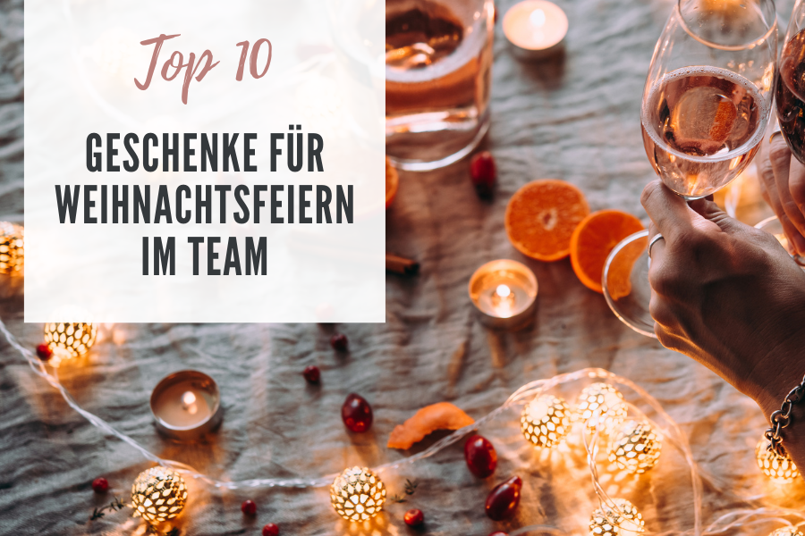 Top 10 Geschenkideen für Weihnachtsfeiern im Team