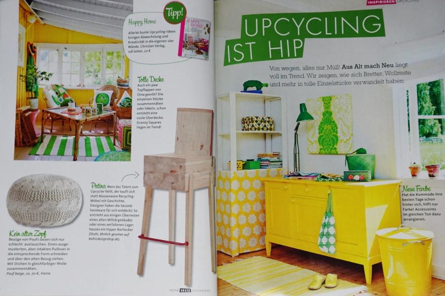 Barhocker Skyscraper in der Sommerausgabe von LIVING & MORE