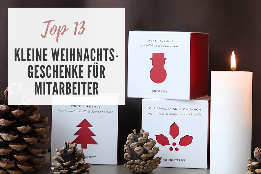 Kleine Mitarbeitergeschenke zu Weihnachten: 13 Ideen unter 15 €