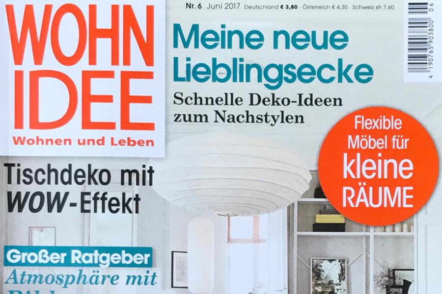 Hocker DOT im neuen WOHNIDEE-Magazin
