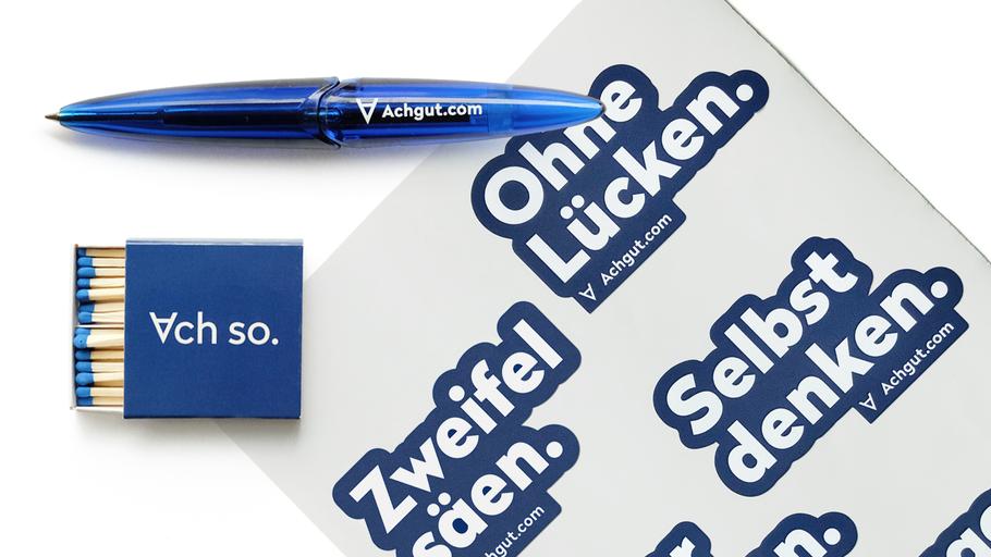 Achgut-Unterstützen-Set „Selbst denken.“  | Unterstützen Sie Achgut mit dem Kauf diese Artikels | Artikelnummer: BDL-FANPK-2021A