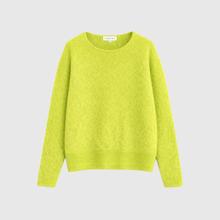 Maison Anje Likey Pullover Acid Lime Alpaka Strick Damen grün von Maison Anje