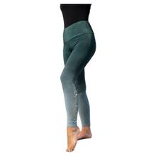 Spirit of OM Yoga-Leggings lang green/smaragd von Spirit of OM
