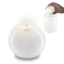 Dauerkerze Farluce "Moon" in weiß von Qult® von Qult