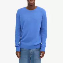 Colorful Standard Classic Merino Crew Pacific Blue Pullover Unisex blau von Colorful Standard