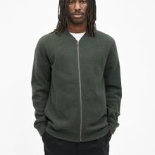 Cleptomanicx Notch Cruise Trainer Thyme Zipjacke Herren dunkelgrün von Cleptomanicx