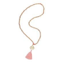 Wurzelchakra Mala „I am grounded" mit Messing von Hoffnungsträger