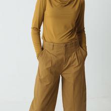 SKFK Hiru Shirt Damen Longsleeve khaki braun von SKFK