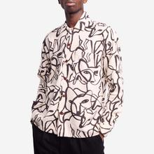 Olow Slow Goupil Shirt Herren Hemd Overshirt ecru von Olow