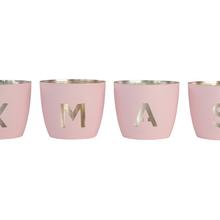 Windlicht XMAS, 4er Set, Rosa/Gold  von Gift Company