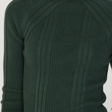 SKFK Anuket LS Shirt GOTS Dark Green Damen Longsleeve grün von SKFK