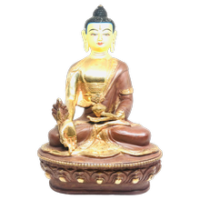 Statue – MEDIZIN BUDDHA – Bronze und Gold von Sana Hastakala