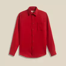 Portuguese Flannel Form Heavyweight Overshirt rot Herren von Portuguese Flannel