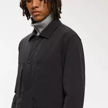 Elvine Bernt Black Nylon Stretch Jacke Herren schwarz von ELVINE