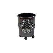 Teelichthalter "Blume des Lebens" bronzefarbig