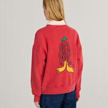 Bobo Choses Hidden Monster Crewneck Sweatshirt Damen Print rot von Bobo Choses