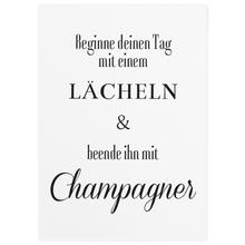 Schild: Beginne Deinen Tag mit einem Lächeln... von CHILLISY HOME