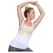Spirit of OM  Yogatop white/silver/sun von Spirit of OM