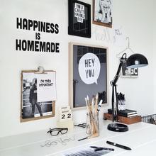 Wandtattoo Schriftzug HAPPINESS IS HOMEMADE - Wandsticker Typo Spruch Gr. M von Urban ART Berlin