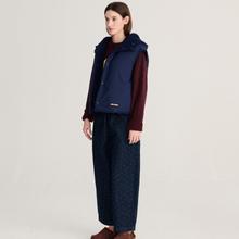 Bobo Choses Reversible Nylon Vest Navy Blue Damen Weste Sherpa blau von Bobo Choses