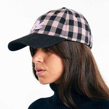 Suite13Lab Runa Cap Check Unisex bestickte Cap schwarz weiß von Suite 13