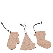 Weihnachtsaufhänger 12er Set Naturbelassen von OOHH von OOHH