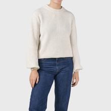Klitmøller Pastel sand Strickpullover Gerda Damen creme von Klitmøller