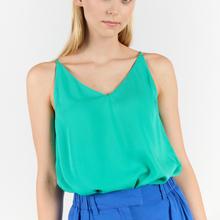 Wemoto Karine Peacock Viscose Top Damen Trägertop grün von WEMOTO