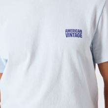 American Vintage Myko Baby Blue T-Shirt Herren hellblau von American Vintage