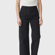 Klitmøller Lydia Pants Black Stonewash Damen High Waist Hose schwarz von Klitmøller