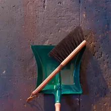 Kehrschaufel Moosgrün von Bürstenhaus Redecker