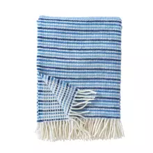 Klippan Wolldecke TINT Blau von Klippan Yllefabrik AB