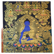 Thangka – Medizin Buddha – 122x81cm von Superior Arts