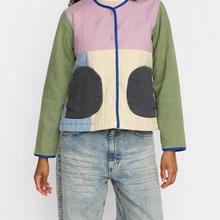 Selfhood Quilted Block Jacke Damen helllila von Selfhood