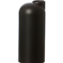 Anna Keramikvase groß mit Sandfinish in schwarz von OOHH von OOHH